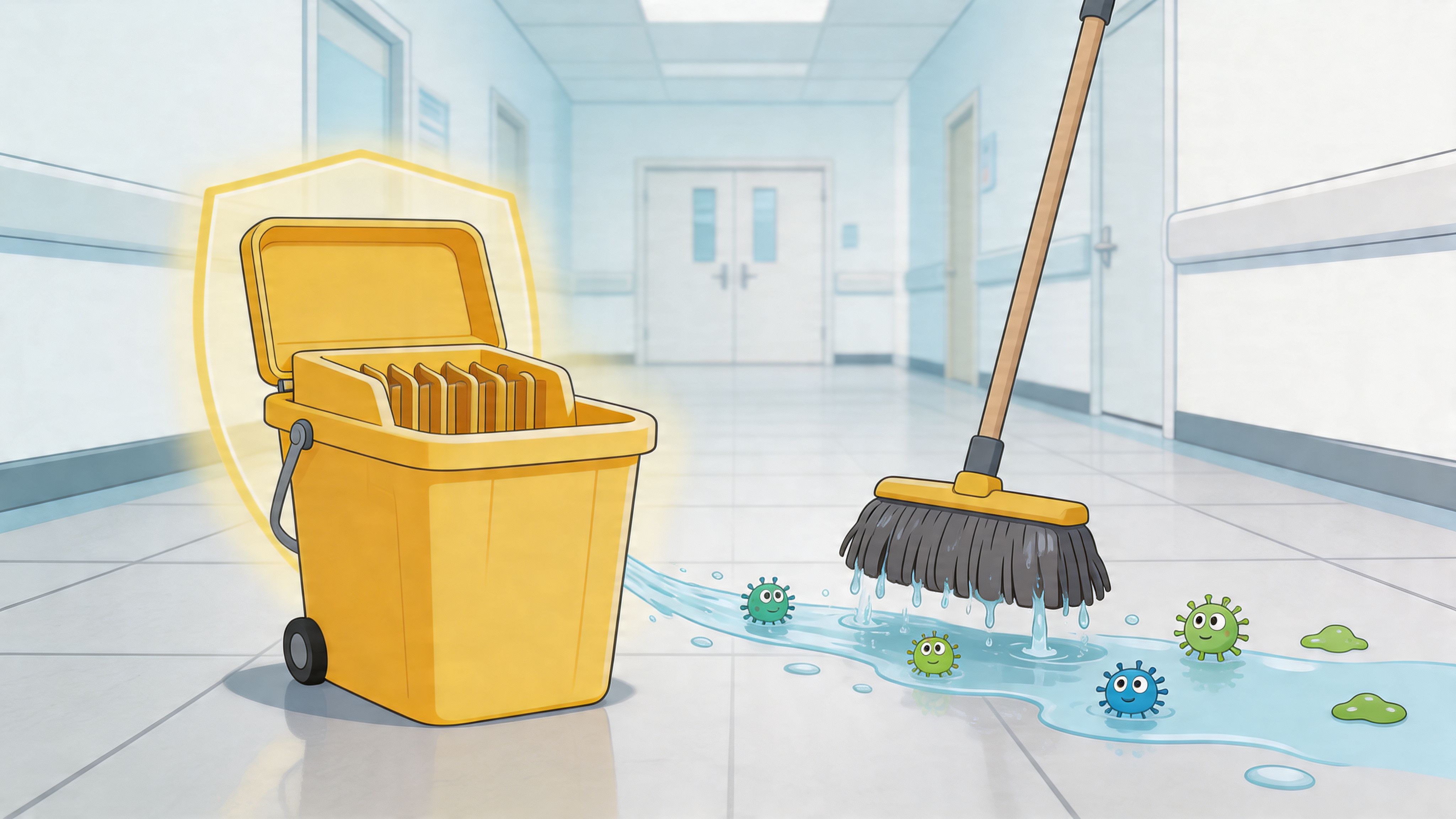 Rubbermaid Industrial Mop Bucket: Infection Control Guide