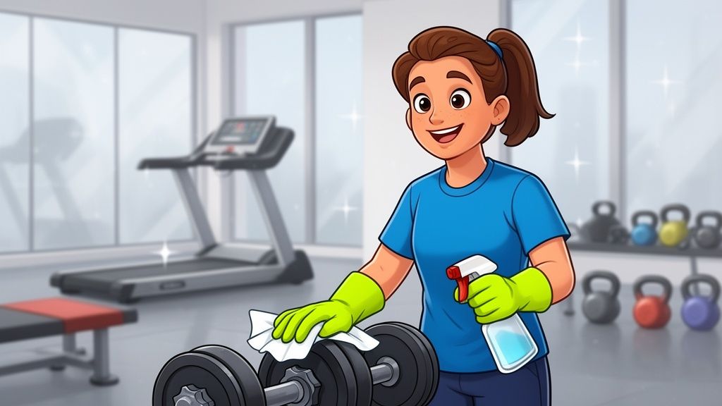 Find the Best Disinfectant for Gym Equipment
