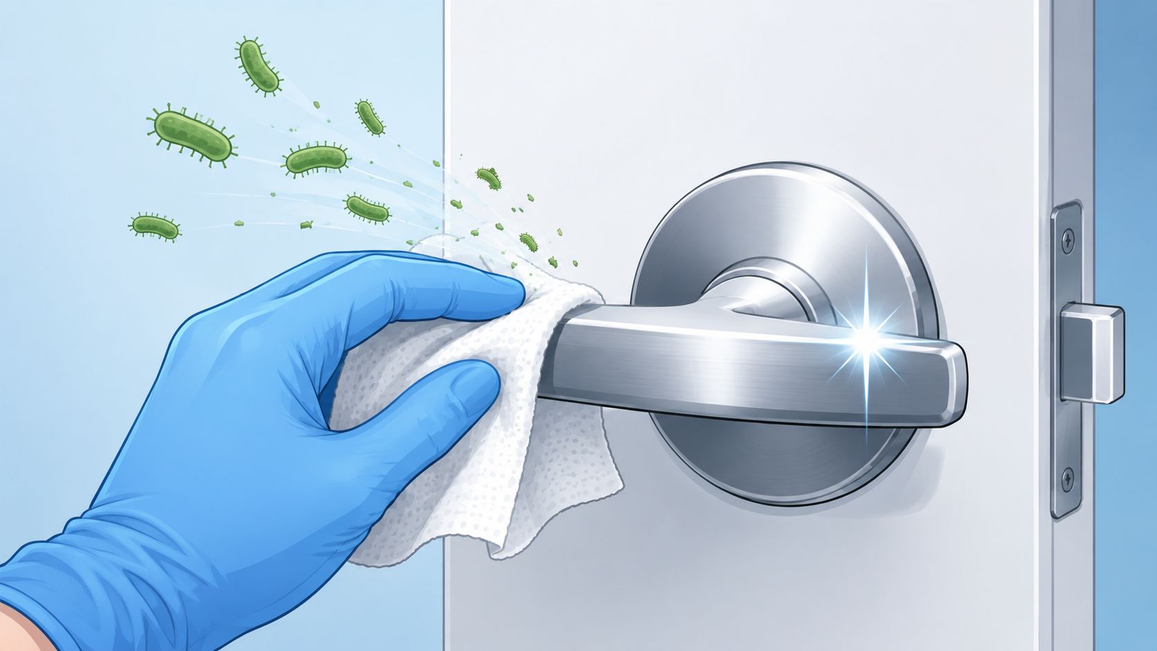 High Touch Surface Cleaning: Combat Pseudomonas Aeruginosa