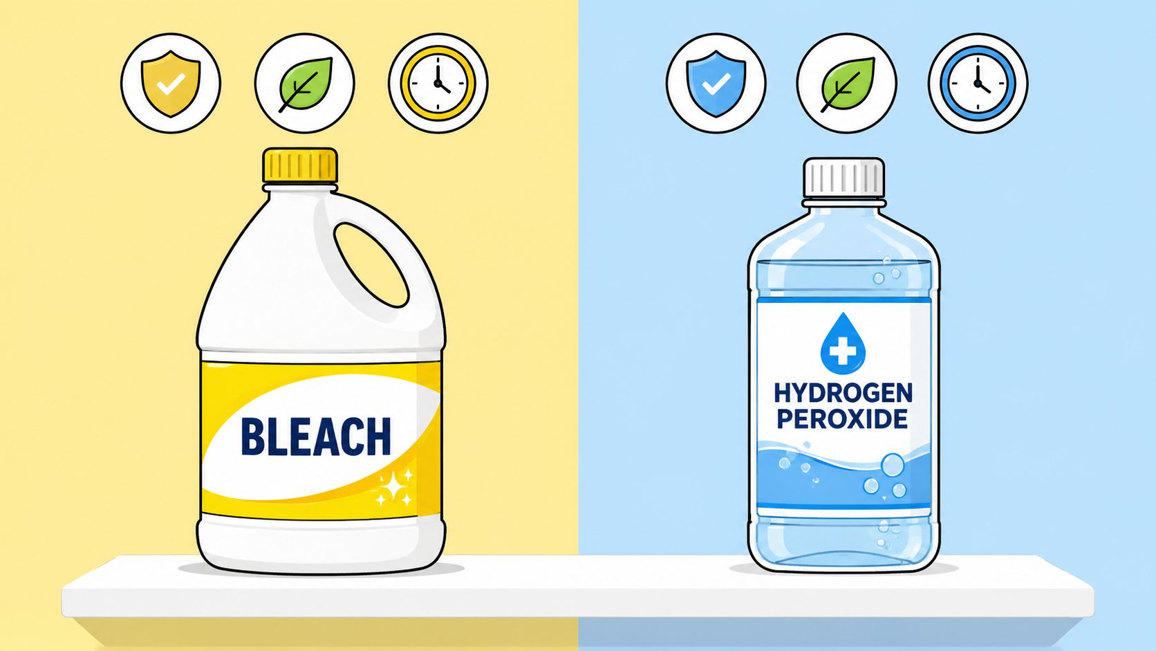 Bleach vs Hydrogen Peroxide: Which Disinfectant to Use