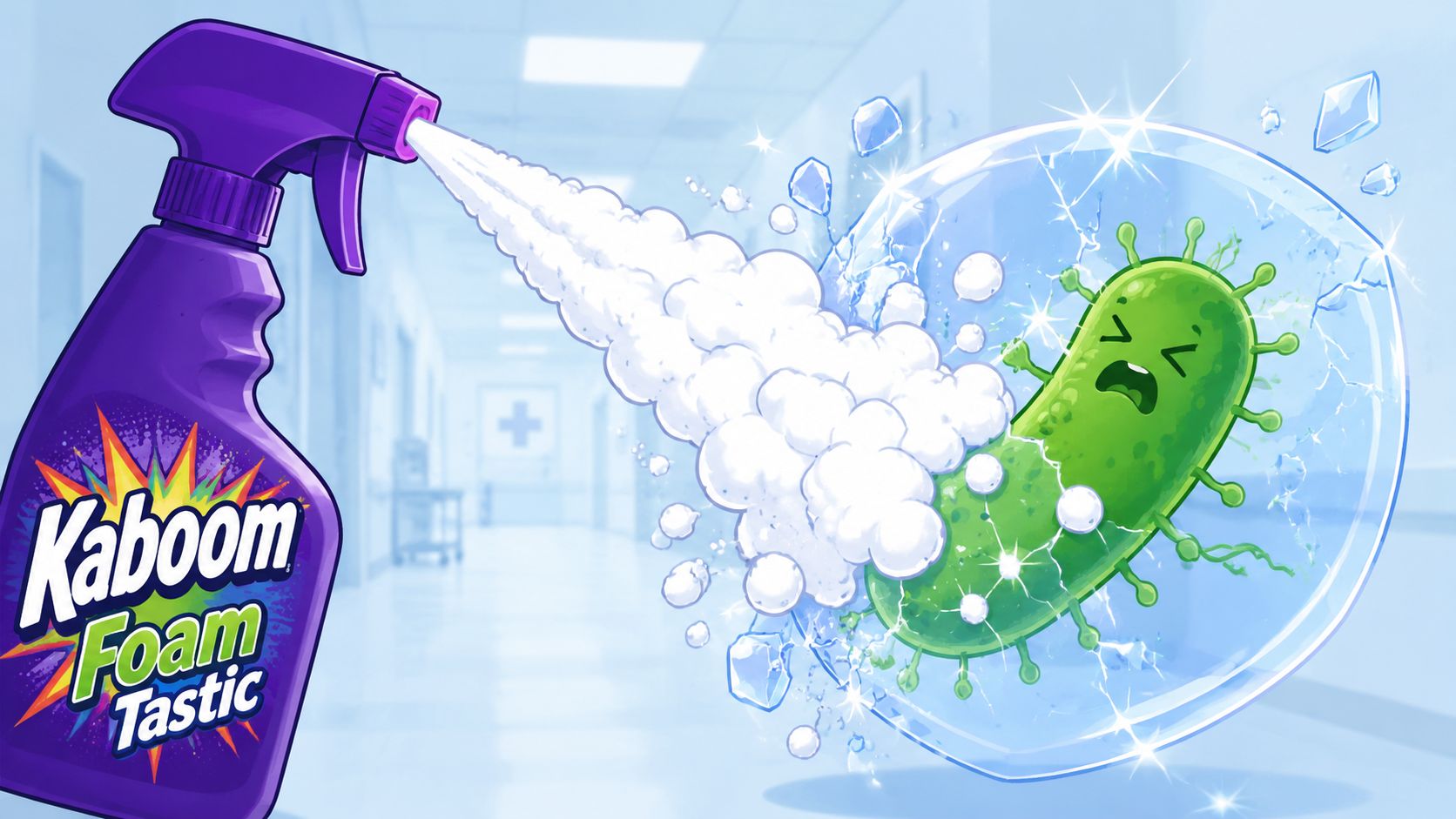 Kaboom Foam Tastic: Pseudomonas Aeruginosa